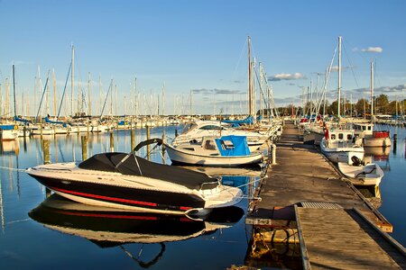 Yacht port sailboat