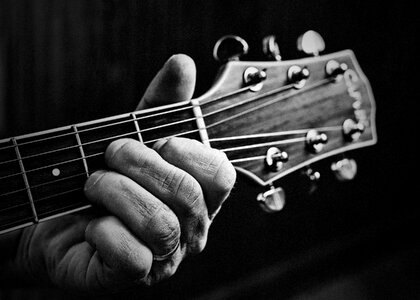 Guitarist acoustic musician photo