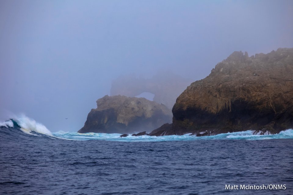GFNMS- Farallon Islands in fog
