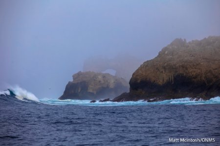 GFNMS- Farallon Islands in fog photo