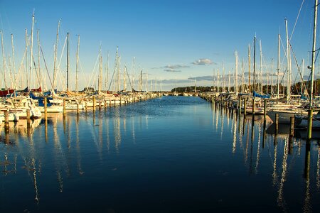 Yacht port sailboat