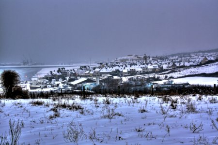 vue d'alprech neige