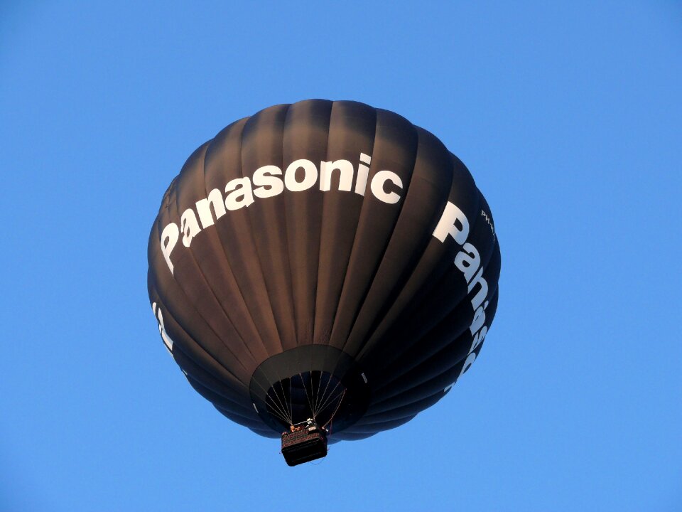 Hot air balloon float fly