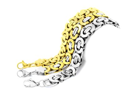 Bracelet steel gold