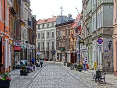 Poland cobblestone picturesque