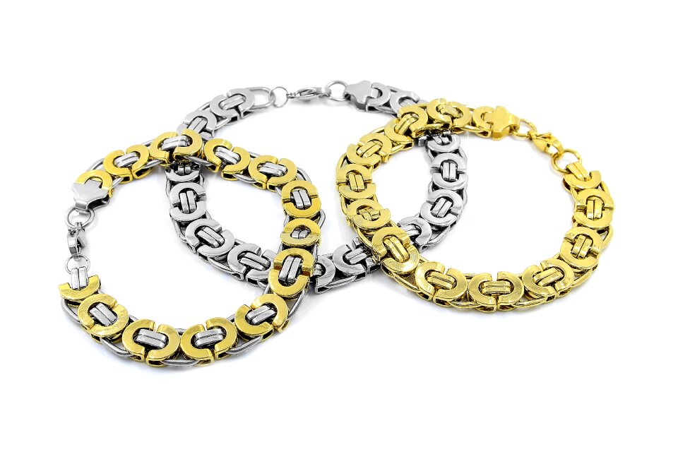 Bracelet steel gold