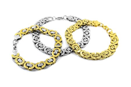Bracelet steel gold