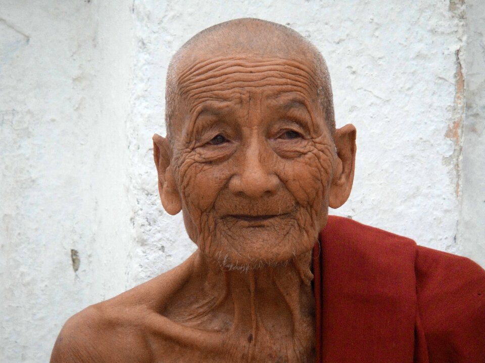 Buddhism burma old man