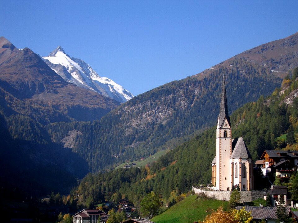 Alpine high tauern steeple