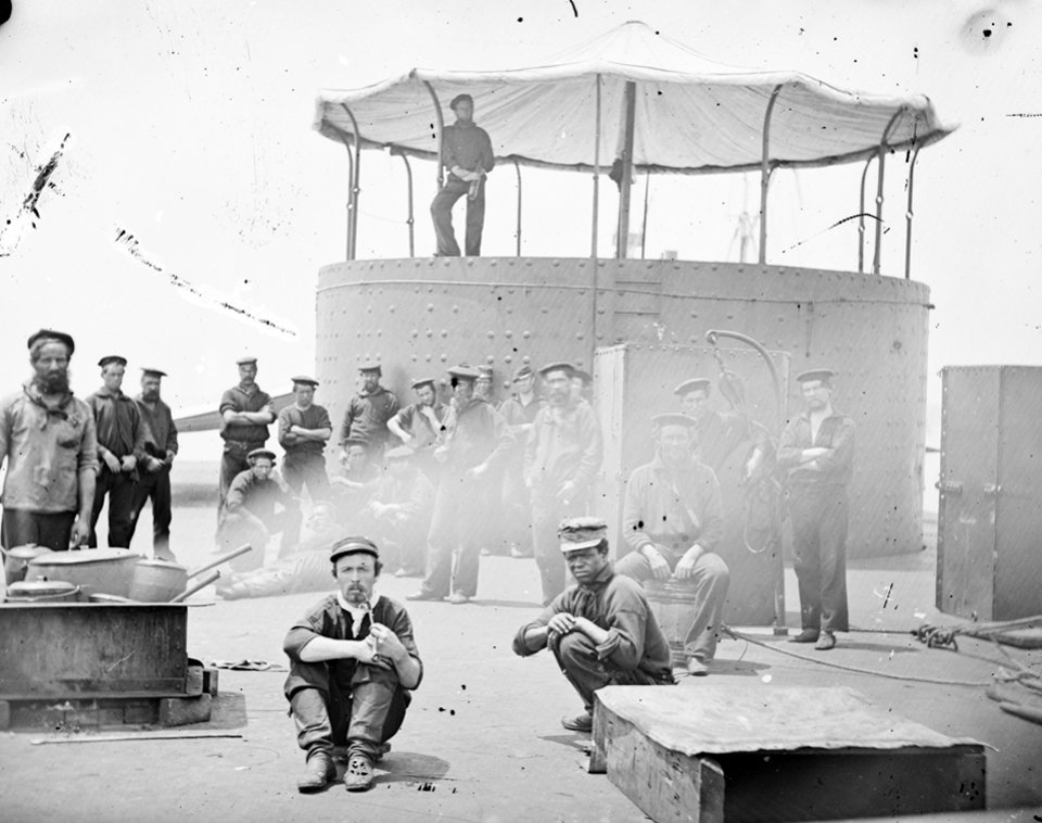MNMS - Crew on Monitor July 9 1862