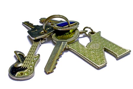 Keys set of keys silver photo
