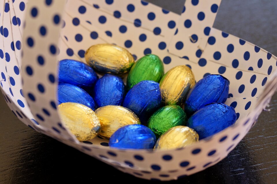 Chocolate easter colorful