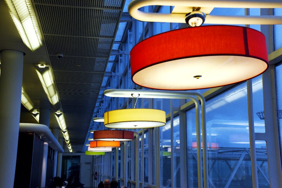 Lamps orly airport colors