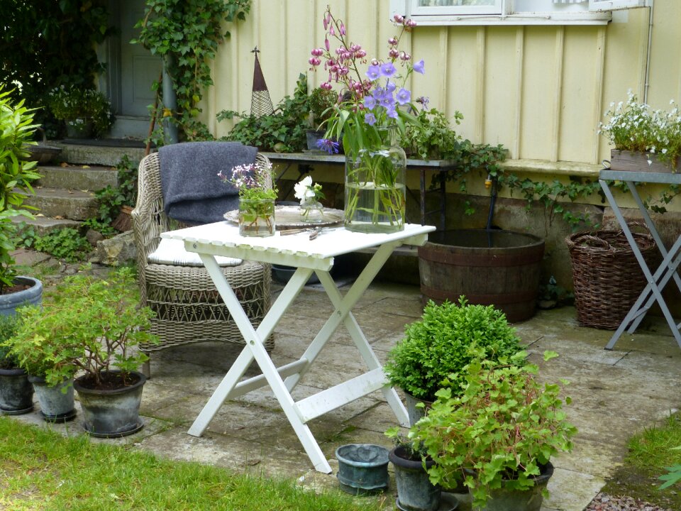Garden flowers decorations