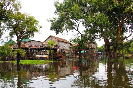 Floating siem reap cambodia photo