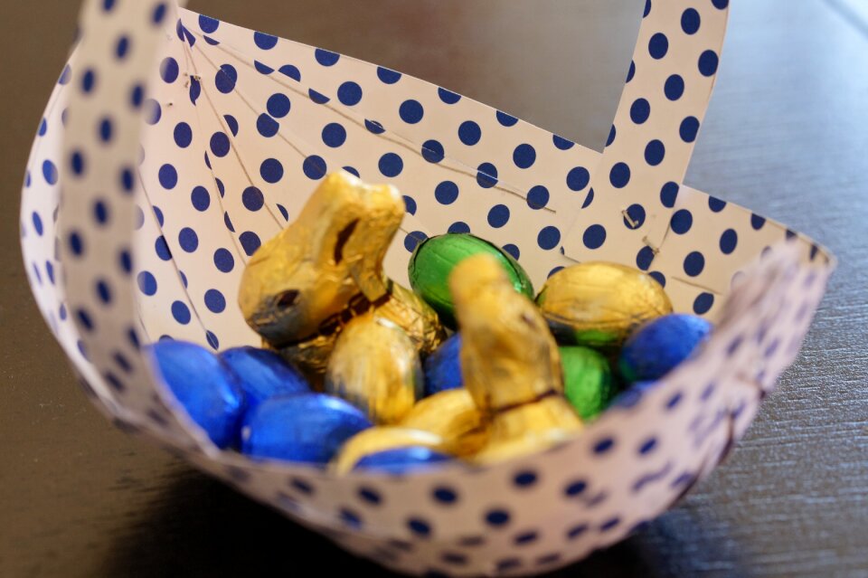 Chocolate easter colorful