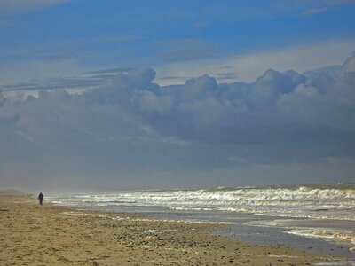 Spray beach water photo