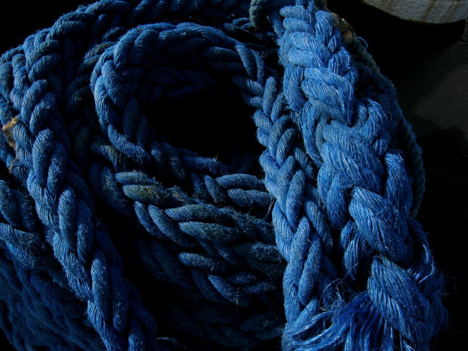Blue rotterdam ropes