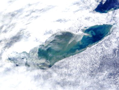 MODIS satellite image - Lake Erie
