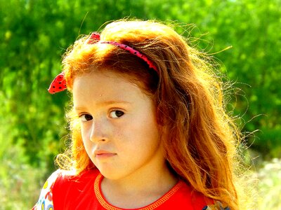 Red beauty red hair