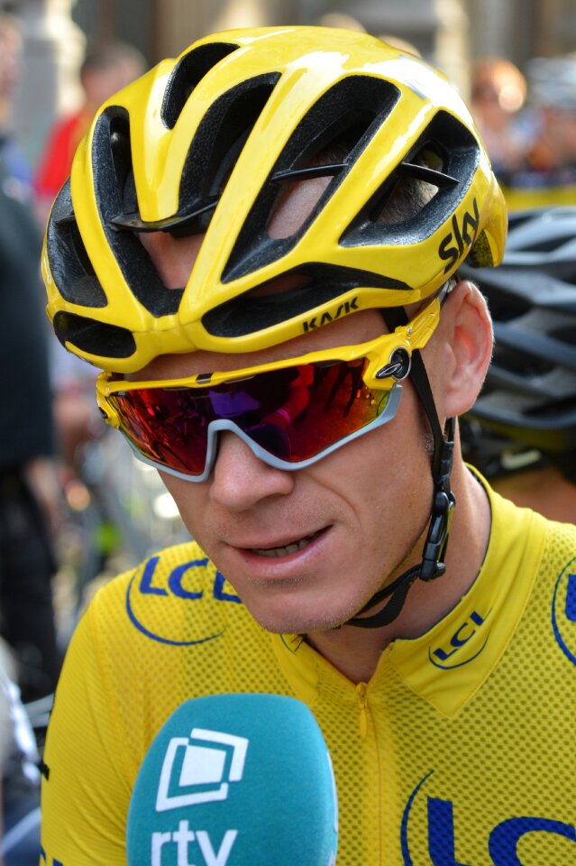 Celebrity cyclist professional road bicycle racer
