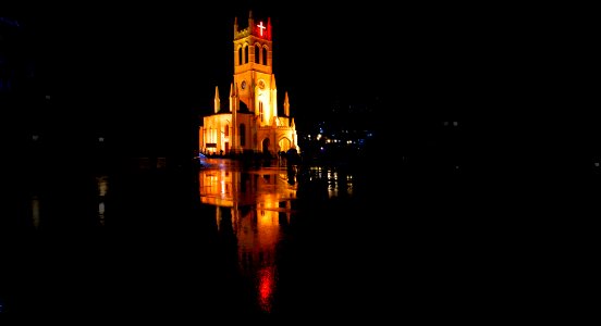 Christ church, Mall road, Shimla