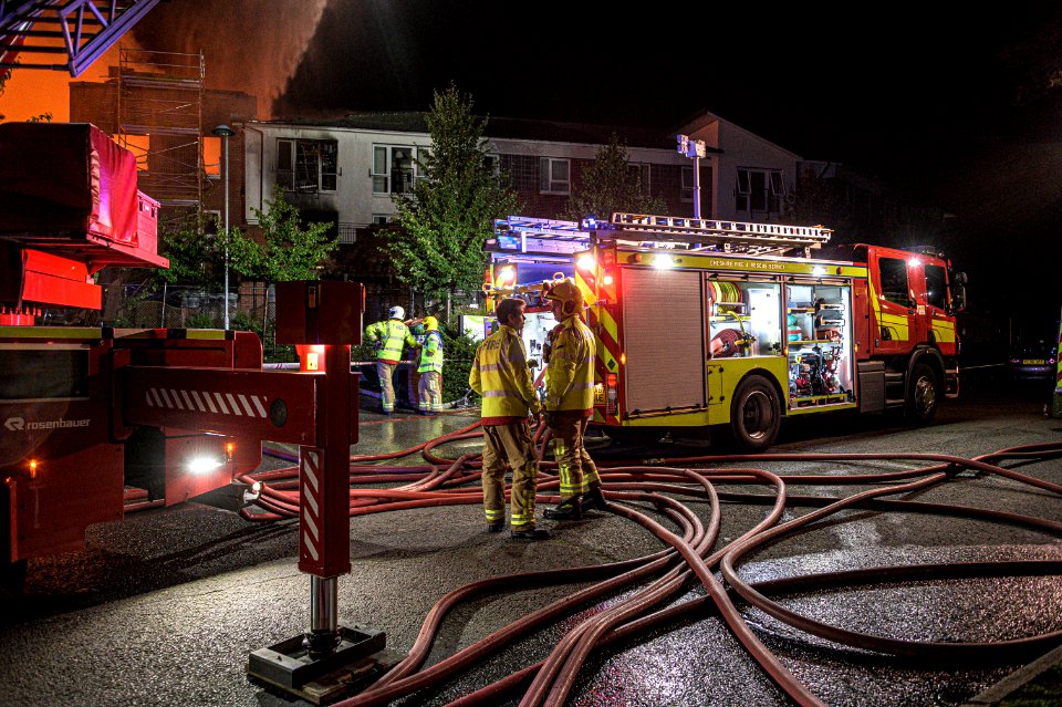 Fire at supported living complex in Crewe