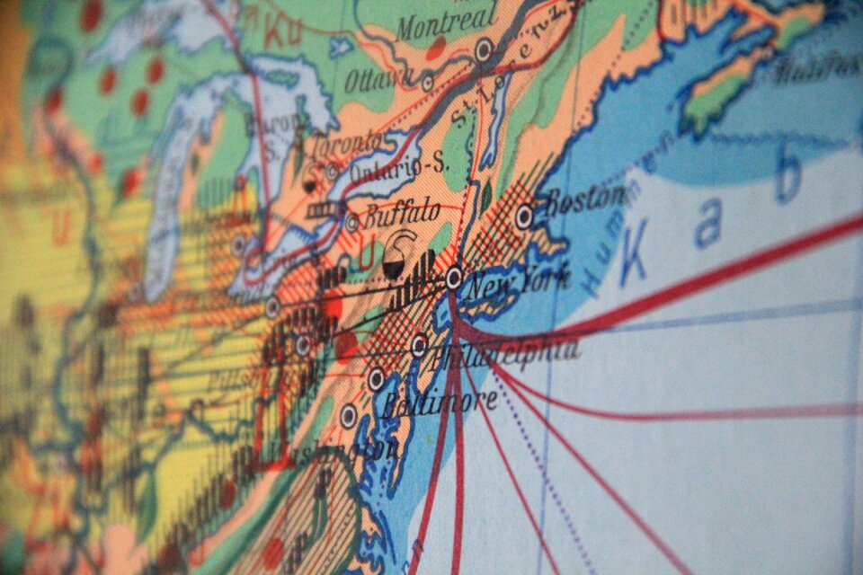 New york map new york city