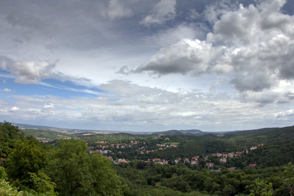 Thuringia germany landscape thuringian forest