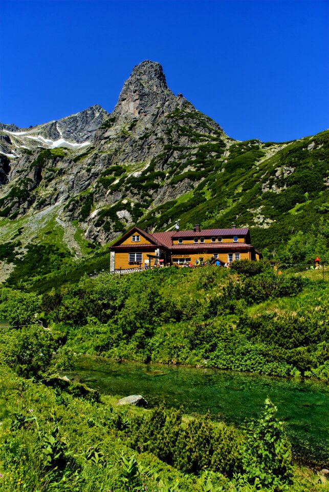 Top view mountains view