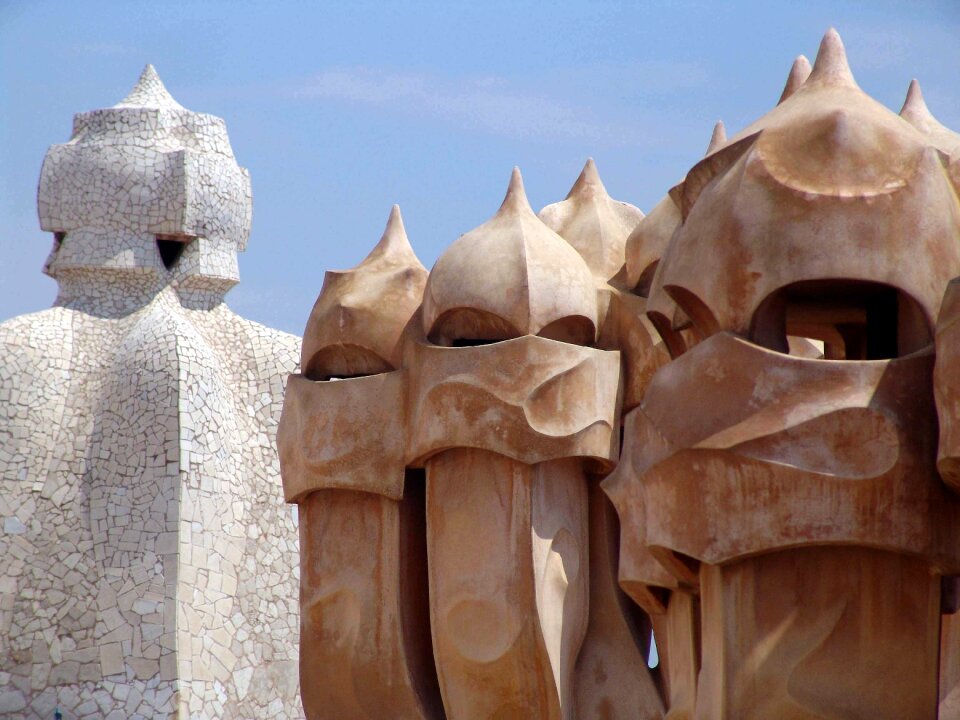 Abstract art barcelona sculpture