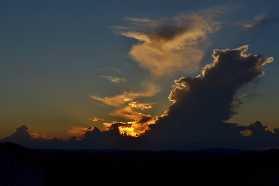Clouds eventide sunset
