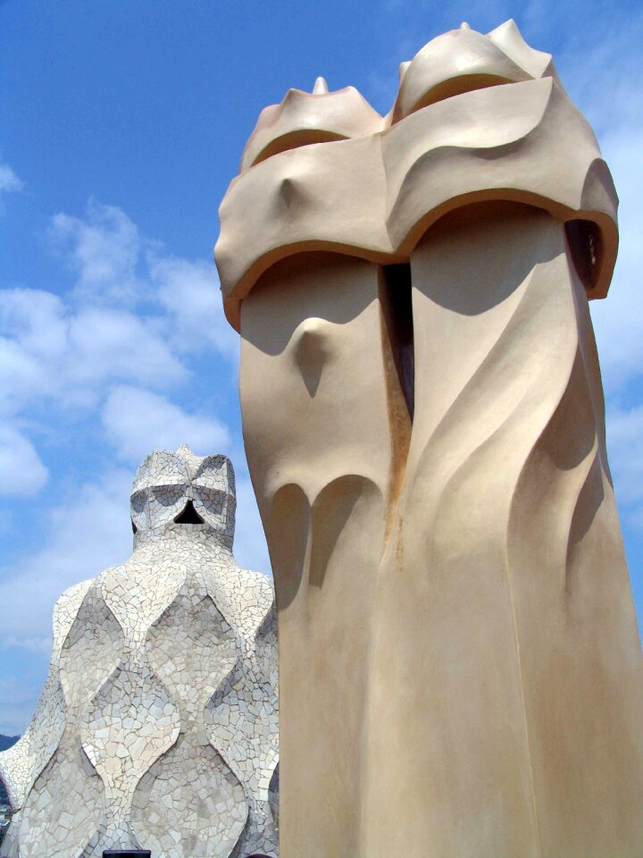 Abstract art barcelona sculpture