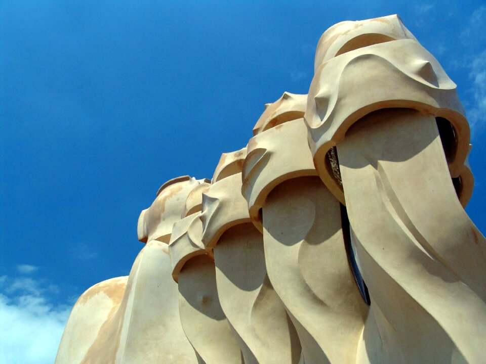 Abstract art barcelona sculpture
