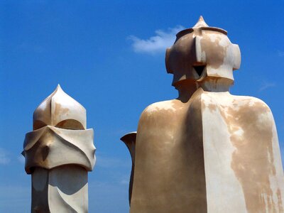 Abstract art barcelona sculpture