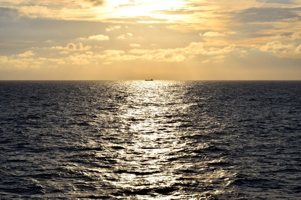 Sparkle sunset water