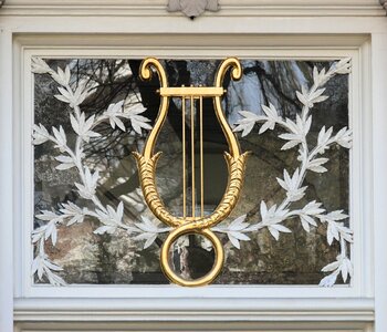 Fanlight front door the hague photo