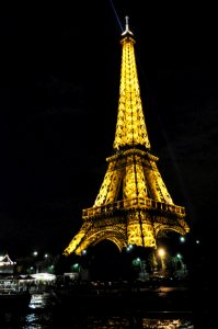 Paris - Eiffel Tower by night photo