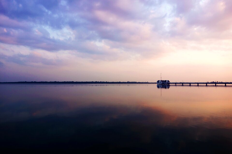 Jetty pier landscape photo