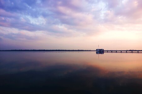 Jetty pier landscape photo