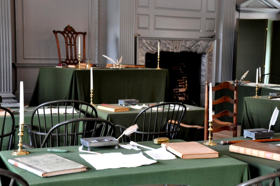 Where the 1st president sat - Independance Hall - Philadelphia