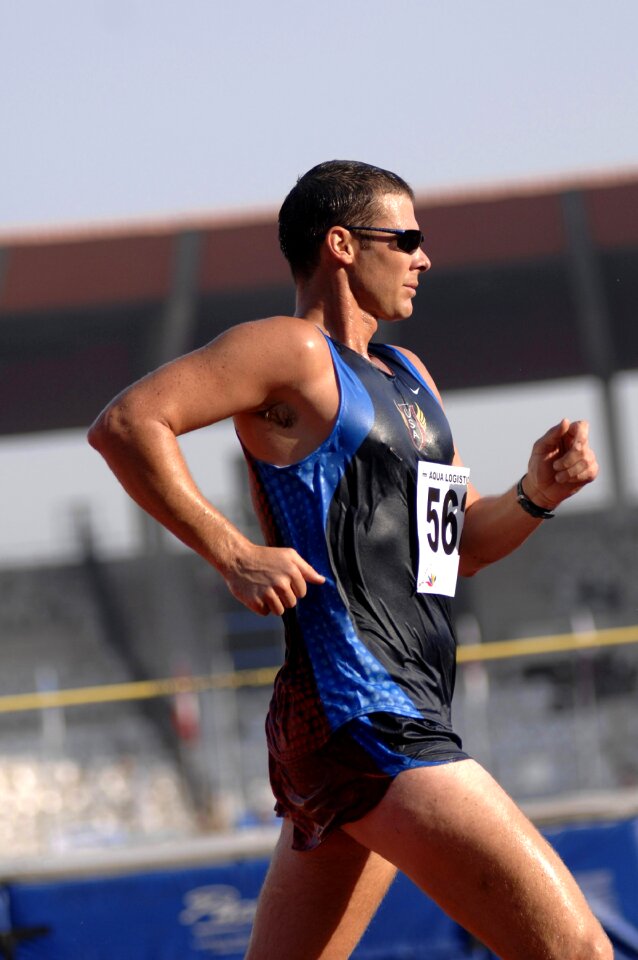 Competition race athlete