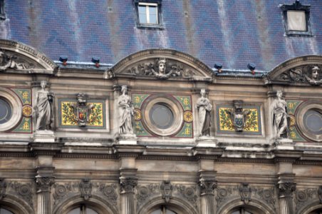 Paris - Hotel de ville - Detail façade photo