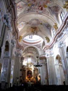 Inside a beautiful church - Krakow -Poland photo