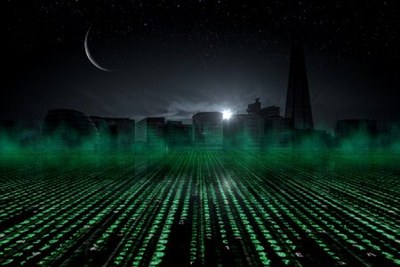 Skyscraper panorama skyline