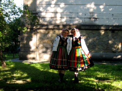 Polish-costumed girls - Krakow - Poland