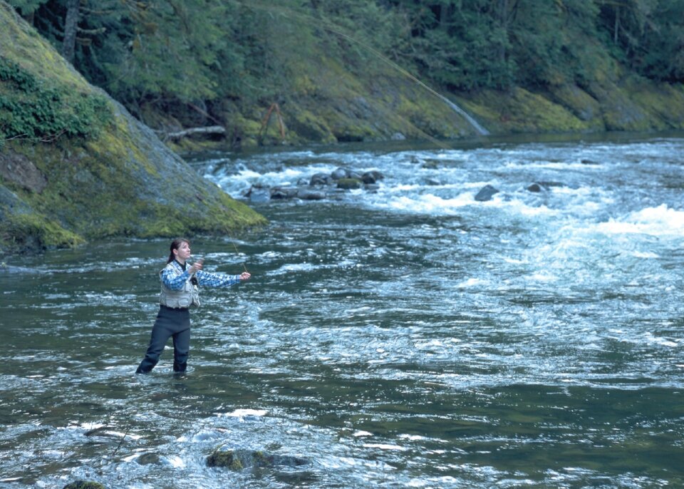 Fishing river angling
