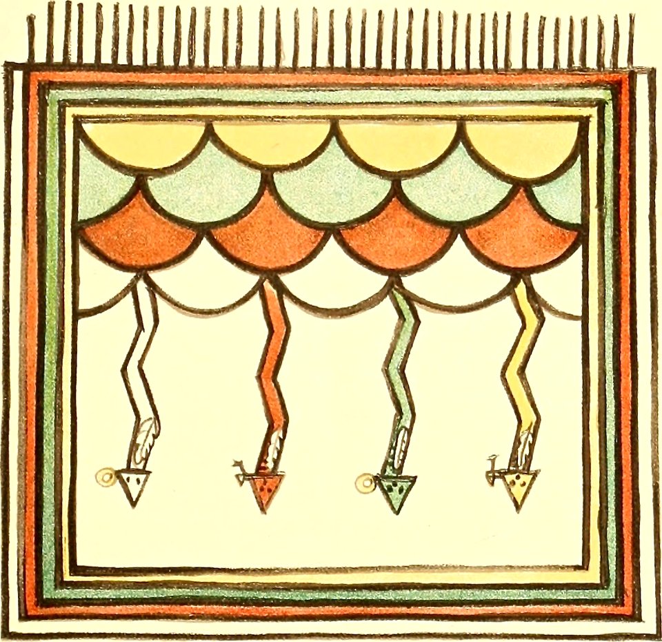 Hopi sand painting, before 1895