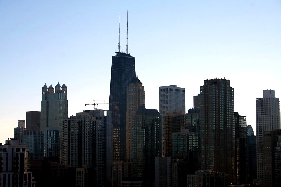 Chicago from the Holiday Inn Chicago Mart Plaza‎
