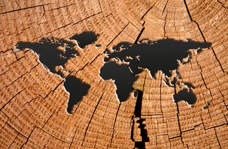 Earth old globe